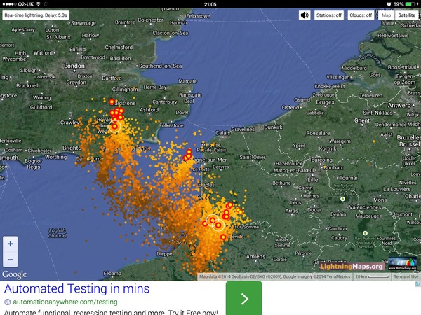 Weather warnings for saturday