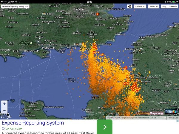 Weather warnings for saturday