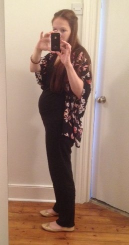 October 14, Fred 10. waddling our way through trimester 3!