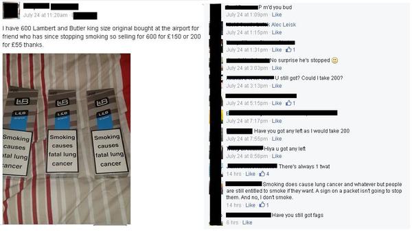 to think that people post some pretty nasty looking stuff for sale on FB selling sites?