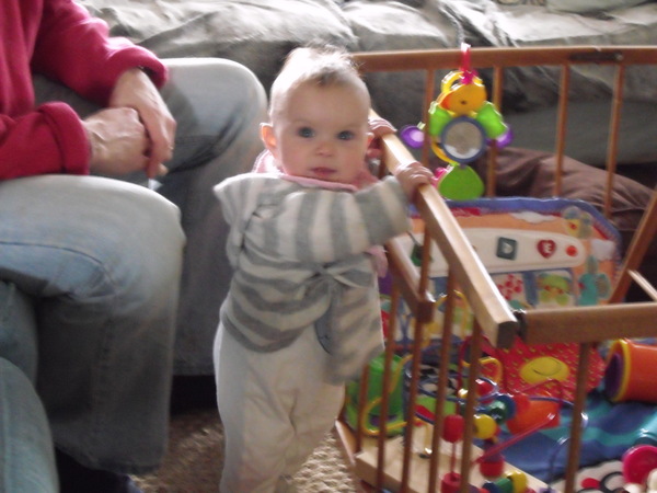 When did you notice your baby was actually a toddler?