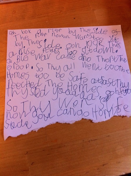 Another "level this writing" one!