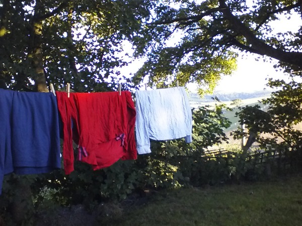 to hate line drying my washing