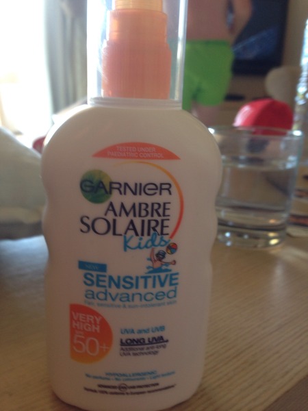 Ambre Solaire kids factor 50+ sun cream