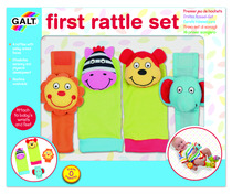 Win 1 of 3 prizes of Galt First Rattle Sets worth £10.99.