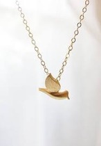 Gemstone pendant with no setting?