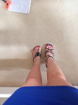 Meh. Which stoopid shoes should I wear with this stoopid dress