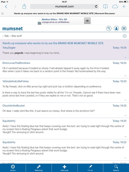Hands up everyone who wants to try out the BRAND NEW MUMSNET MOBILE SITE
