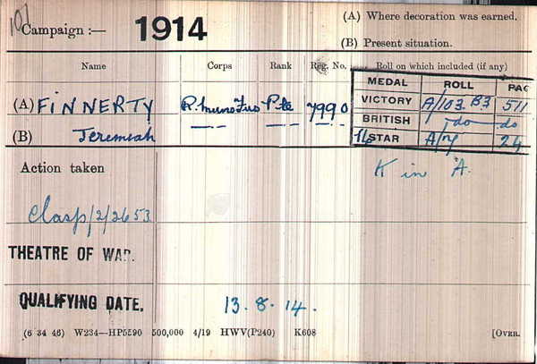 Found my grandad's medal from world war 1.