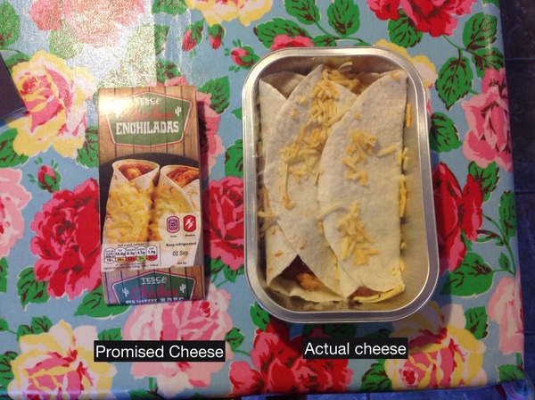 Tesco Enchilada Cheese Travesty