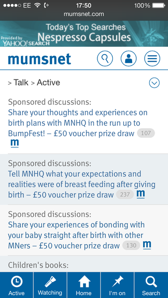 Official Mumsnet mobile thread part 3