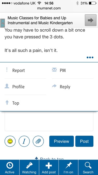 Official Mumsnet mobile thread numéro deux