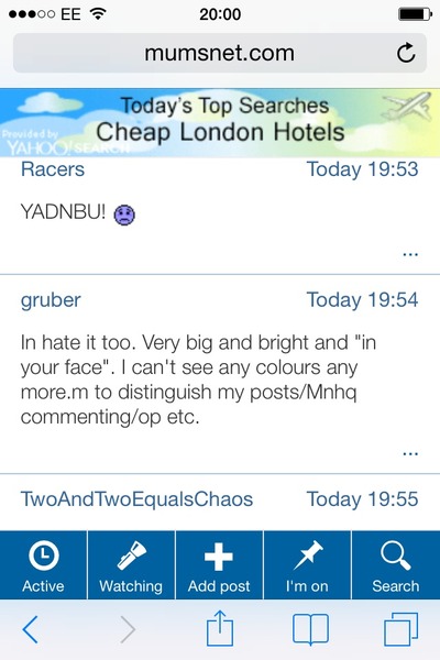 to think the new MN interface is dire on a phone screen?