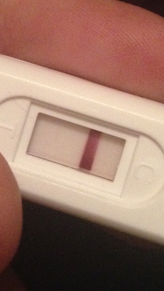 Is this a negative? I swear I can see something!
