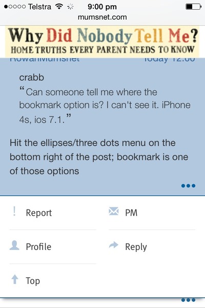 Official Mumsnet mobile thread numéro deux