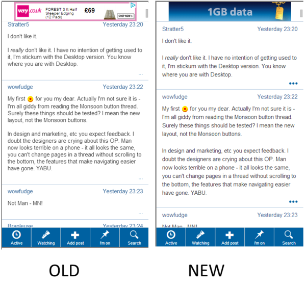 Official Mumsnet mobile thread numéro deux