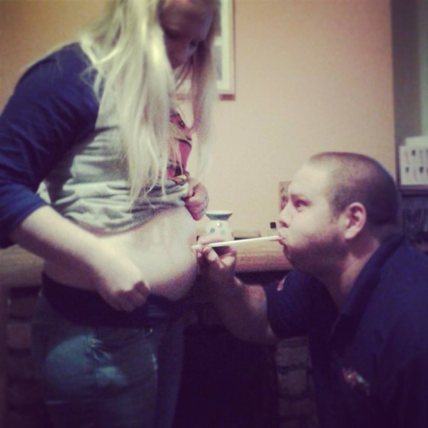How did you tell people you were pregnant?