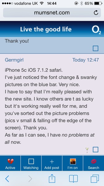 Official Mumsnet mobile thread part 3