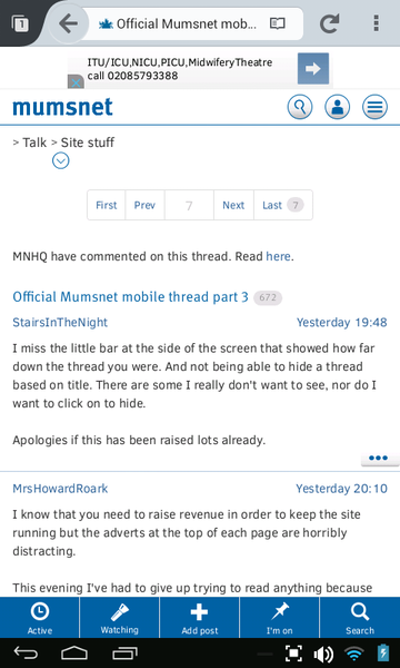 Official Mumsnet mobile thread part 3