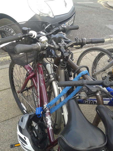 WIBU about this SELFISH bike parking? WWYD?
