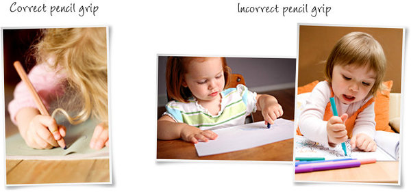 Holding a pen