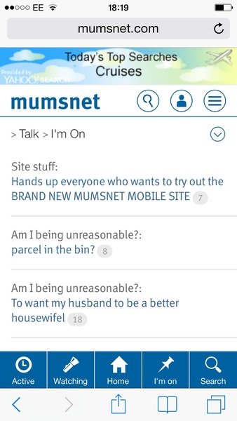 Hands up everyone who wants to try out the BRAND NEW MUMSNET MOBILE SITE