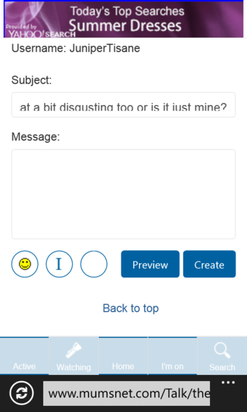 Official Mumsnet mobile thread part 3