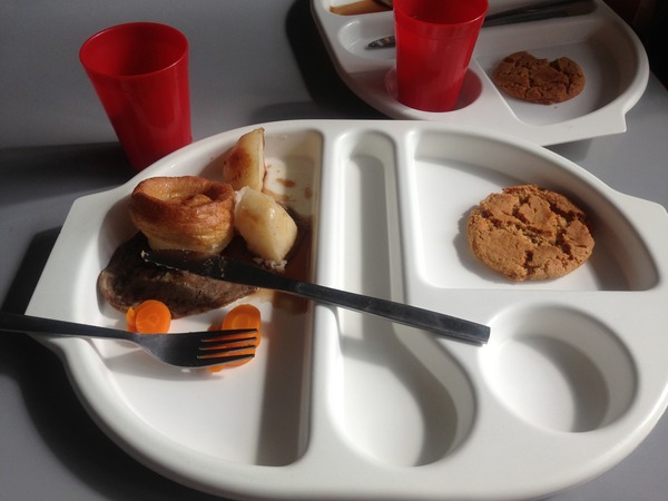 School dinners through laziness.....