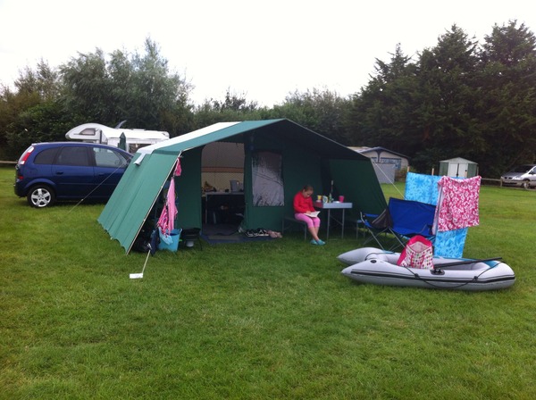 Polycotton tent with a porch?