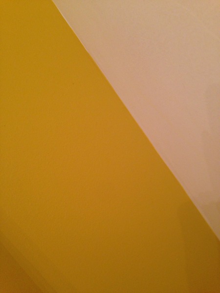 DH has painted one wall of our bedroom bright fucking yellow. This is grounds for divorce right?