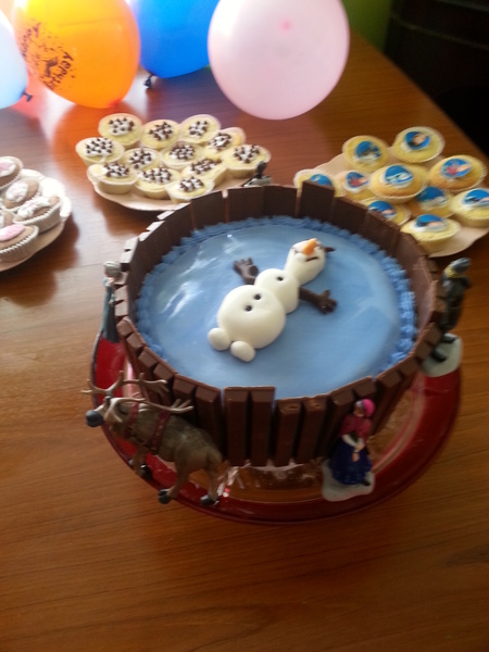 Do you want to build a snowman.....cake.