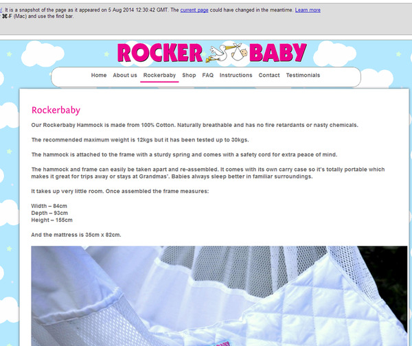 thoughts on baby hammocks