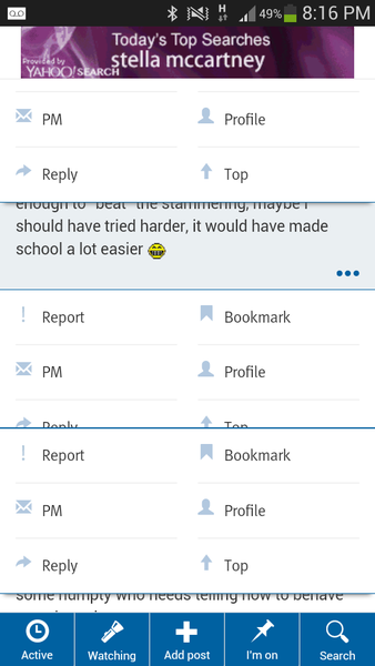 Official Mumsnet mobile thread numéro deux