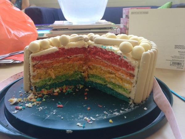dd wants a rainbow birthday cake