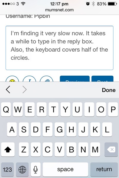 Official Mumsnet mobile thread part 3