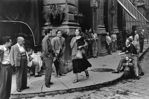 American girl in Italy photograph
