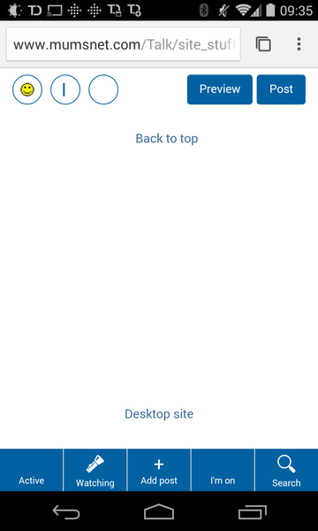 Official Mumsnet mobile thread numéro deux