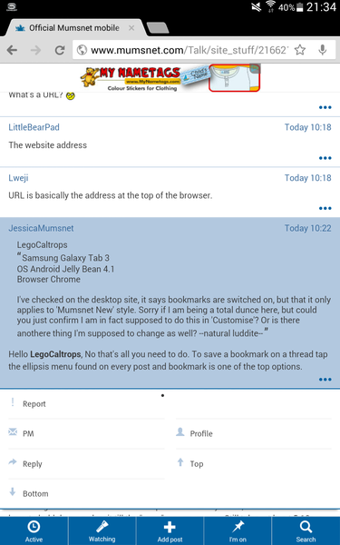 Official Mumsnet mobile thread part 3