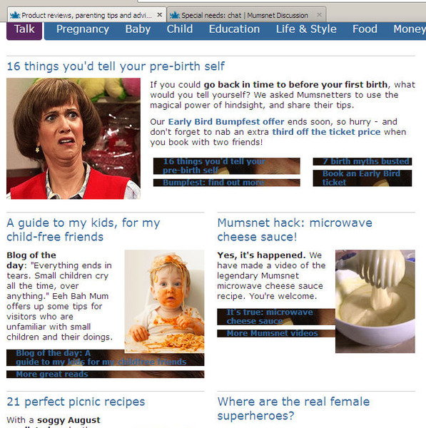 Has the mumsnet logo been replaced...
