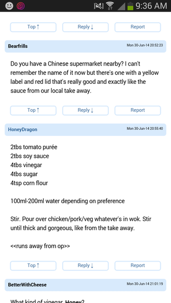 Just made a mn sweet and sour sauce recipe