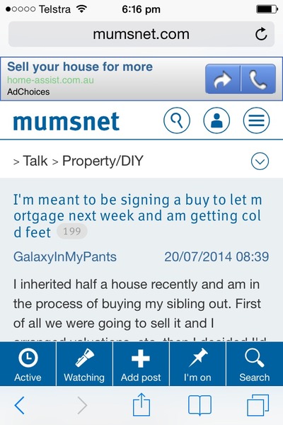 Official Mumsnet mobile thread numéro deux