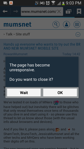 Hands up everyone who wants to try out the BRAND NEW MUMSNET MOBILE SITE