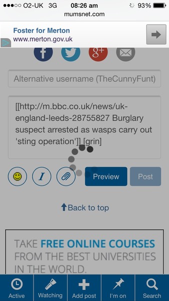 Since you changed the mobile site, I can't post on threads!!