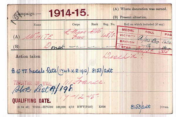 Found my grandad's medal from world war 1.