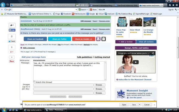 help! norton and mumsnet