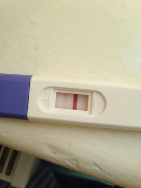 Is this a negative? I swear I can see something!