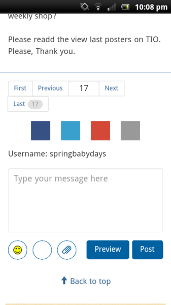 Official Mumsnet mobile thread numéro deux