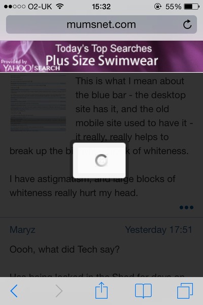 Official Mumsnet mobile thread numéro deux