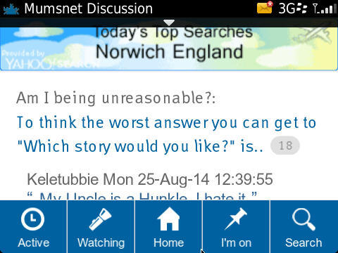 Official Mumsnet mobile thread part 3
