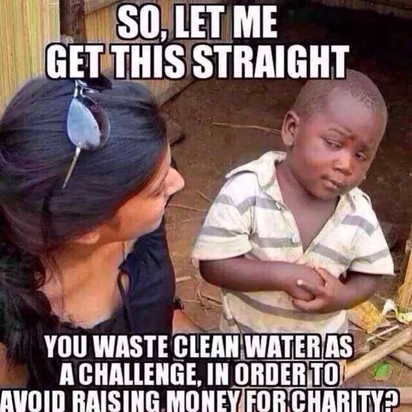 WIBU to refuse an request for my 4 year old to participate in the ice bucket challenge?
